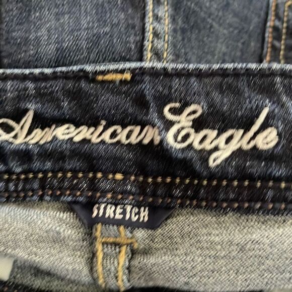 American Eagle Women’s Original Boot Dark Wash Jeans size 2 - Picture 7 of 9